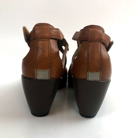 Merrell Evera Shift Leather Comfort Cycling Commuter Sandals Size 6 Heels - Picture 6 of 8